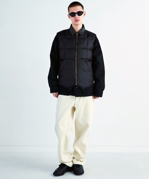 Eddie Bauer（エディーバウアー）の「Eddie Bauer(エディー・バウアー) CANADIAN VEST ダウンベスト メンズ E242432M（ダウンベスト・メンズ・グリーン/ブラック/ネイビー・L/M）」の5枚目の写真