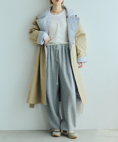 IENA LA BOUCLE(イエナラブークル)の「IENA LA BOUCLE リバーパテットキルティングコート(その他アウター・レディース・ブラック/ベージュ系その他・36/38)」の5枚目の写真
