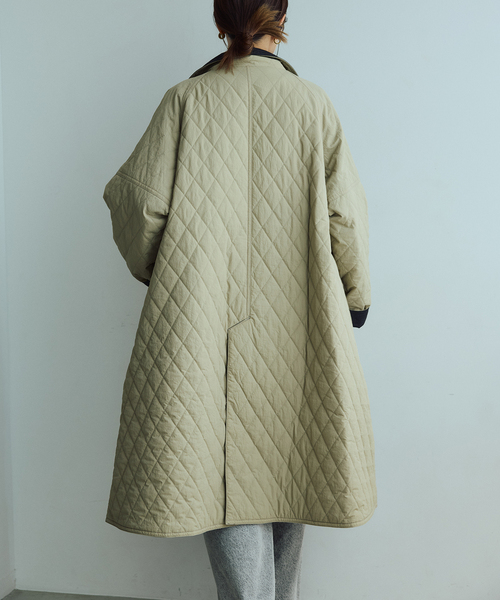 IENA LA BOUCLE(イエナラブークル)の「IENA LA BOUCLE リバーパテットキルティングコート(その他アウター・レディース・ブラック/ベージュ系その他・36/38)」の18枚目の写真
