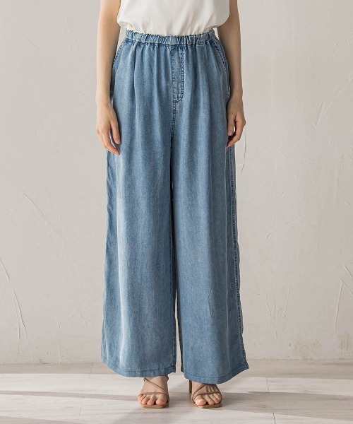 Droite lautreamont（ドロワットロートレアモン）の「Air DENIMイージーパンツ（その他パンツ・レディース・ブラック/ブルー・S/M）」の21枚目の写真