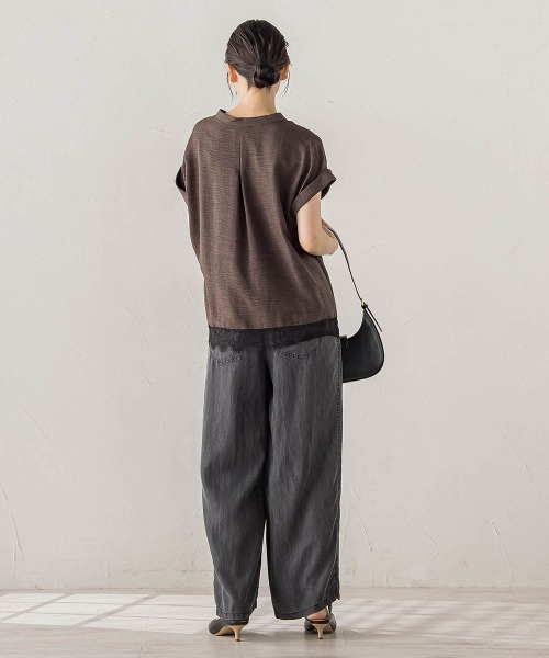 Droite lautreamont（ドロワットロートレアモン）の「Air DENIMイージーパンツ（その他パンツ・レディース・ブラック/ブルー・S/M）」の20枚目の写真