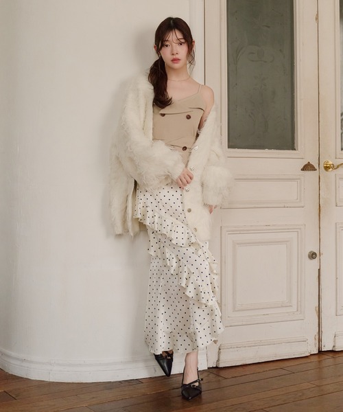 fupel(フぺル)の「trench cami tops / トレンチキャミトップス(キャミソール・レディース・ベージュ/カーキ・FREE)」の18枚目の写真