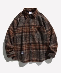 DOUBLE STEAL（ダブルスティール）の「DSチェックシャギー長袖シャツ（シャツ/ブラウス）」