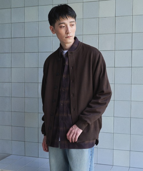 URBAN RESEARCH DOORS(アーバンリサーチドアーズ)の「『UR TECH』 200日 クルーネックカーディガン(カーディガン/ボレロ・メンズ・ブラック/ブラウン/ボルドー・LARGE/X-LARGE/MEDIUM)」の15枚目の写真