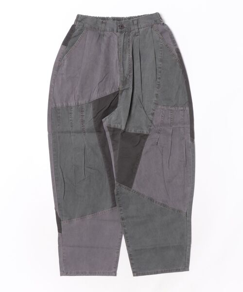 mililopiulu(ミリロピュール)の「mililopiulu/ミリロピュール WEAVE PATCH PANTS M(その他パンツ・レディース・チャコールグレー・MEDIUM)」の1枚目の写真