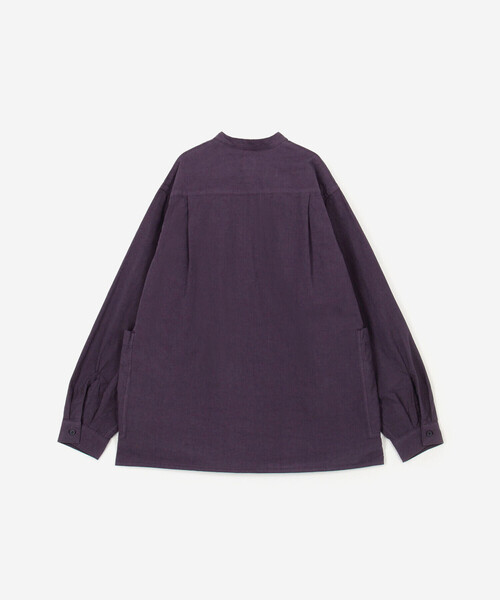 ORCIVAL(オーシバル)の「ORCIVAL | コットンツイル スタンドカラー長袖シャツ WOMEN(シャツ/ブラウス・レディース・ブラウン系その他2・1)」の3枚目の写真
