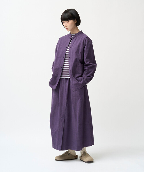 ORCIVAL(オーシバル)の「ORCIVAL | コットンツイル スタンドカラー長袖シャツ WOMEN(シャツ/ブラウス・レディース・ブラウン系その他2・1)」の10枚目の写真
