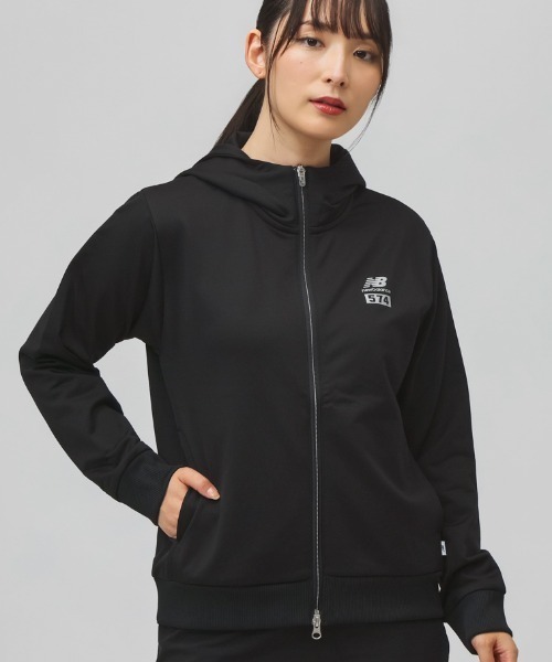 新品未使用タグ付き　ニューバランス　レディース　ジップパーカー　秋冬モデル ニューバランス New Balance SWEAT FULL ZIP HOODIE（パーカー）｜New
