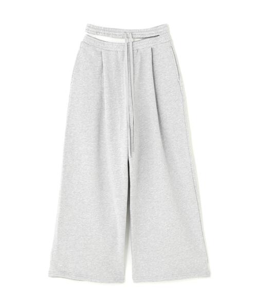 CLANE(クラネ)の「CLANE/クラネ/SLASH WAIST SWEAT PANTS(スウェットパンツ・レディース・ブラック/グレー/ブラウン系その他5・1)」の3枚目の写真