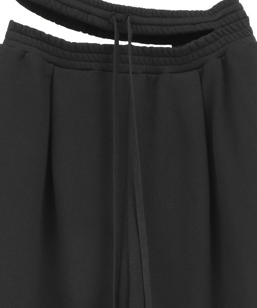 CLANE(クラネ)の「CLANE/クラネ/SLASH WAIST SWEAT PANTS(スウェットパンツ・レディース・ブラック/グレー/ブラウン系その他5・1)」の12枚目の写真
