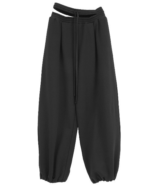 CLANE(クラネ)の「CLANE/クラネ/SLASH WAIST SWEAT PANTS(スウェットパンツ・レディース・ブラック/グレー/ブラウン系その他5・1)」の16枚目の写真