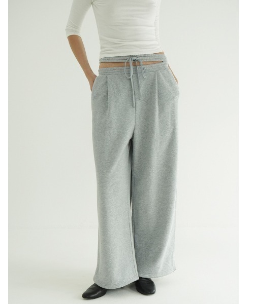 CLANE(クラネ)の「CLANE/クラネ/SLASH WAIST SWEAT PANTS(スウェットパンツ・レディース・ブラック/グレー/ブラウン系その他5・1)」の17枚目の写真