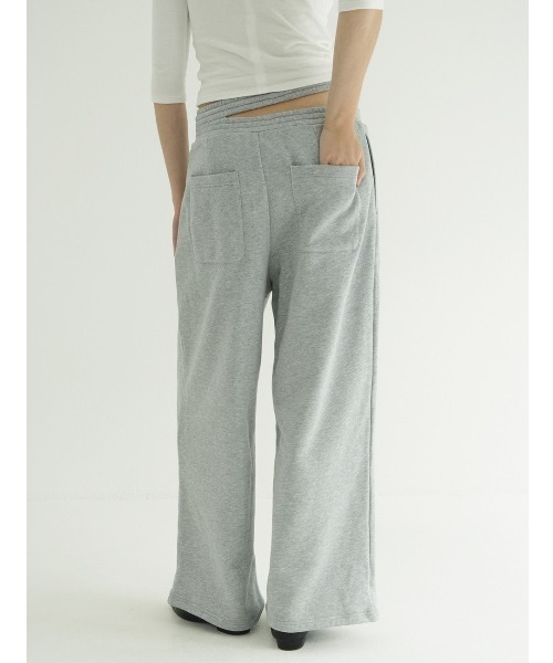 CLANE(クラネ)の「CLANE/クラネ/SLASH WAIST SWEAT PANTS(スウェットパンツ・レディース・ブラック/グレー/ブラウン系その他5・1)」の19枚目の写真