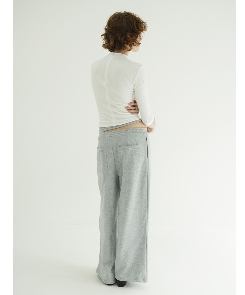 CLANE(クラネ)の「CLANE/クラネ/SLASH WAIST SWEAT PANTS(スウェットパンツ・レディース・ブラック/グレー/ブラウン系その他5・1)」の22枚目の写真