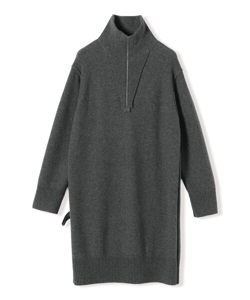 SHIPS(シップス)の「〈手洗い可能〉ウール カシミヤ ハーフジップ ワンピース(ワンピース・レディース・ブラウン/グレー・ONE SIZE)」の22枚目の写真