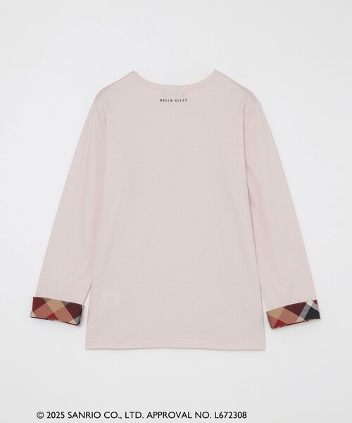 BLUE LABEL CRESTBRIDGE(ブルーレーベルクレストブリッジ)の「【ハローキティコラボ】ロングTシャツ(Tシャツ/カットソー・レディース・ブラック/ホワイト・38)」の21枚目の写真