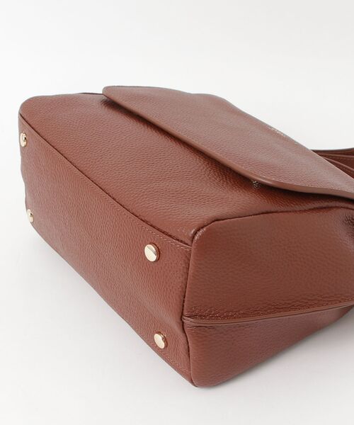 Beau're(ヴュレ)の「【BEAURE/ビュレ】カウレザー フラップ 2WAYバッグ B-26330(ハンドバッグ・レディース・アイボリー/ベージュ系/ワイン/ブラック・FREE)」の20枚目の写真