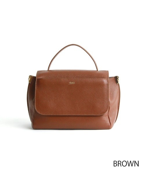 Beau're(ヴュレ)の「【BEAURE/ビュレ】カウレザー フラップ 2WAYバッグ B-26330(ハンドバッグ・レディース・アイボリー/ベージュ系/ワイン/ブラック・FREE)」の7枚目の写真