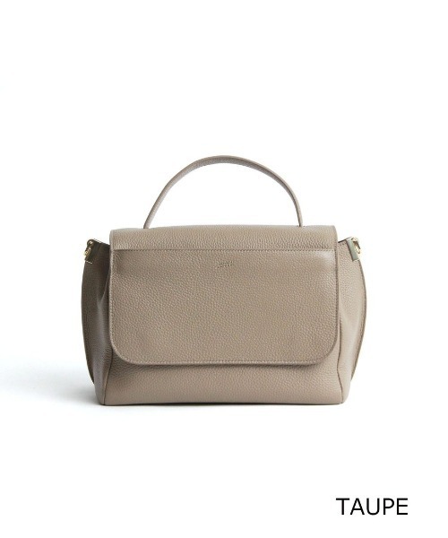 Beau're(ヴュレ)の「【BEAURE/ビュレ】カウレザー フラップ 2WAYバッグ B-26330(ハンドバッグ・レディース・アイボリー/ベージュ系/ワイン/ブラック・FREE)」の11枚目の写真