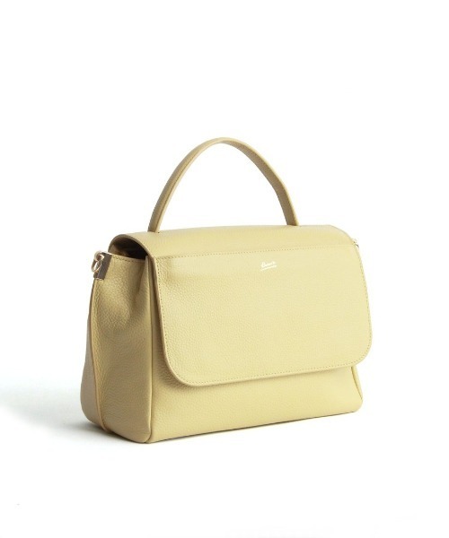Beau're(ヴュレ)の「【BEAURE/ビュレ】カウレザー フラップ 2WAYバッグ B-26330(ハンドバッグ・レディース・アイボリー/ベージュ系/ワイン/ブラック・FREE)」の12枚目の写真