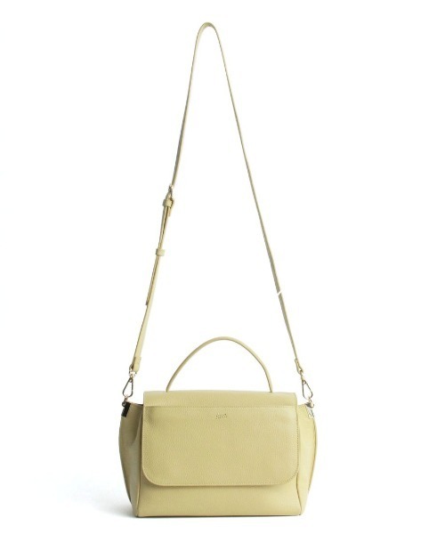 Beau're(ヴュレ)の「【BEAURE/ビュレ】カウレザー フラップ 2WAYバッグ B-26330(ハンドバッグ・レディース・アイボリー/ベージュ系/ワイン/ブラック・FREE)」の14枚目の写真
