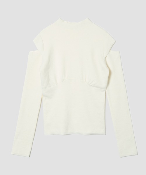 TELOPLAN(テーロプラン)の「【TELOPLAN】26SS新作 Elijah Knit Top / エライジャニットトップ(ニット/セーター・レディース・Black/White・ONE SIZE)」の8枚目の写真