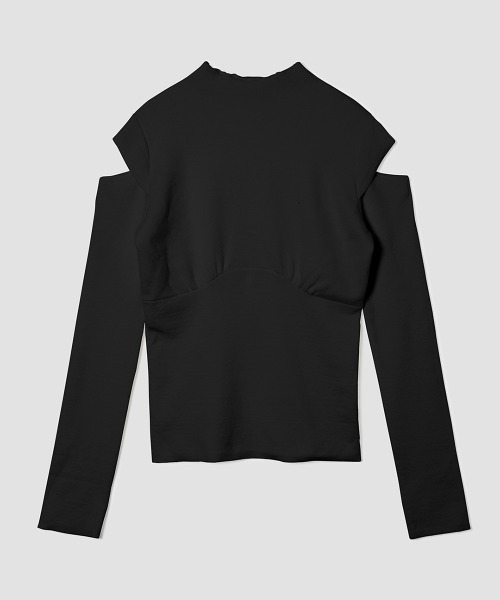 TELOPLAN(テーロプラン)の「【TELOPLAN】26SS新作 Elijah Knit Top / エライジャニットトップ(ニット/セーター・レディース・Black/White・ONE SIZE)」の10枚目の写真
