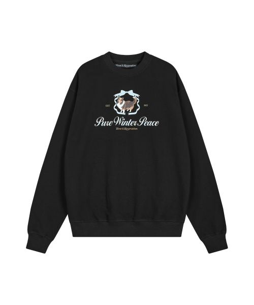 Rest&Recreation(レストアンドレクリエーション)の「RiRi LOGO SWEATSHIRT - BLACK(スウェット・メンズ・その他・ONE)」の1枚目の写真