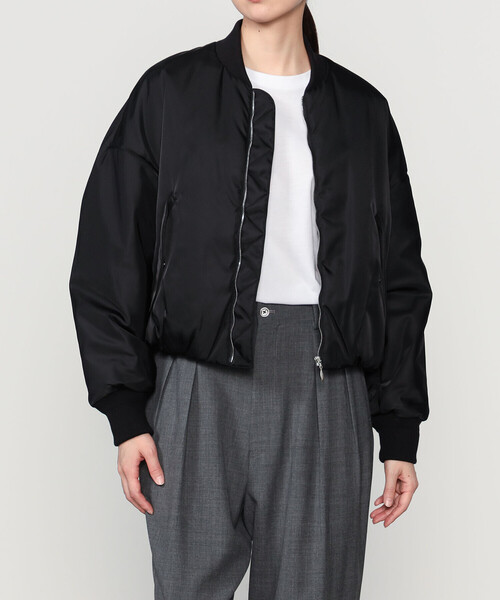 TICCA(ティッカ)の「TICCA | 〈別注〉 ショート MA-1 WOMEN(MA-1・レディース・ブラック/カーキ・F)」の14枚目の写真