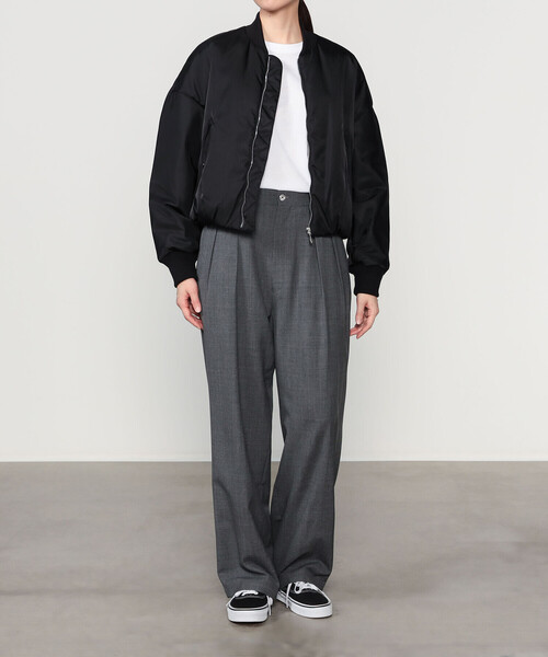 TICCA(ティッカ)の「TICCA | 〈別注〉 ショート MA-1 WOMEN(MA-1・レディース・ブラック/カーキ・F)」の15枚目の写真