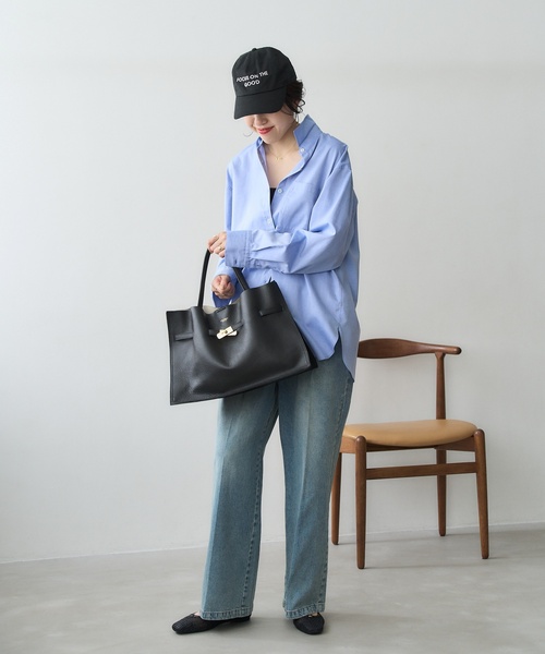 VIOLAd'ORO(ヴィオラドーロ)の「VIOLAd'ORO/ ヴィオラドーロ TRERO BIG TOTE(トートバッグ・レディース・ブラック/ブラウン・FREE)」の3枚目の写真