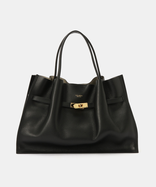 VIOLAd'ORO(ヴィオラドーロ)の「VIOLAd'ORO/ ヴィオラドーロ TRERO BIG TOTE(トートバッグ・レディース・ブラック/ブラウン・FREE)」の6枚目の写真