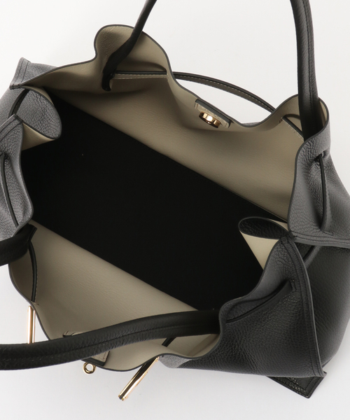 VIOLAd'ORO(ヴィオラドーロ)の「VIOLAd'ORO/ ヴィオラドーロ TRERO BIG TOTE(トートバッグ・レディース・ブラック/ブラウン・FREE)」の10枚目の写真