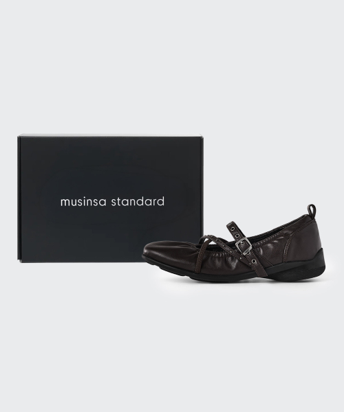 MUSINSA STANDARD WOMAN（ムシンサスタンダードウーマン）の「ウィメンズストラップメリージェーン [ブラウン]（バレエシューズ・レディース・その他・23cm/23.5cm/24cm/24.5cm/25cm）」の12枚目の写真