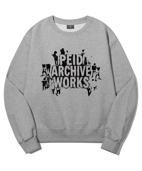 PEID(ペイド)の「PD ロードワークス セミクロップスウェット 2Color(スウェット・レディース・ブラック/アッシュグレー・X-LARGE/XX-LARGE)」の4枚目の写真