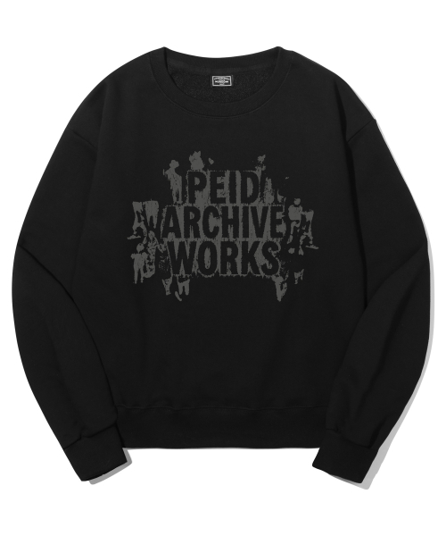 PEID(ペイド)の「PD ロードワークス セミクロップスウェット 2Color(スウェット・レディース・ブラック/アッシュグレー・X-LARGE/XX-LARGE)」の5枚目の写真