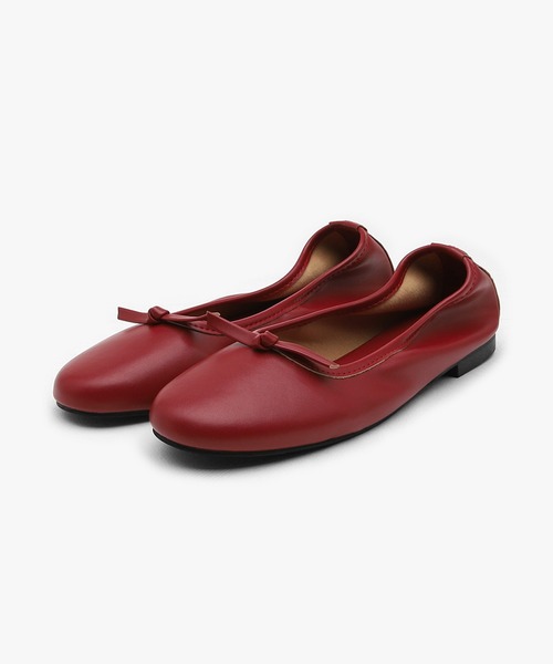 JELLY BEANS(ジェリービーンズ)の「Diara(ディアラ)ノットリボンフラットパンプス(220-65103)SAPPUN(サプン)(パンプス・レディース・ブラック/アイボリー/レッド・24/23.5/23/22.5/24.5)」の3枚目の写真