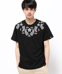【売却済みです】ヴァンスエクスチェンジ　ブルー　TシャツL セール】ヴィランズマガジンTシャツ（Tシャツ/カットソー