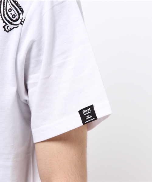 VENCEEXCHANGE(ヴァンスエクスチェンジ)の「首元バンダナ柄BIGT(Tシャツ/カットソー・メンズ・オフホワイト/ブラック・LARGE/MEDIUM)」の3枚目の写真