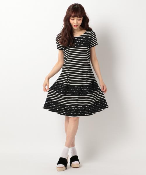 Dolly Girl By Anna Sui ドーリーガール バイ アナ スイ の フラワーレースデラヴェジャージー ワンピース ワンピース Wear