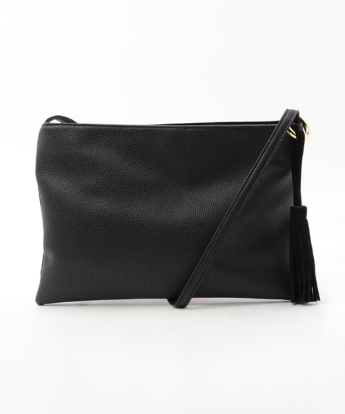 WEGO(ウィゴー)の「WEGO/リングタッセルショルダーバッグ(ショルダーバッグ・レディース・グレー/ワイン/ブラック/ブラウン/マスタード・FREE)」の17枚目の写真