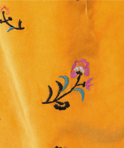 SLY（スライ）の「VELVET FLOWER STAND OP（ワンピース・レディース・イエロー系その他/ブラック/ダークグリーン・1/2）」の14枚目の写真