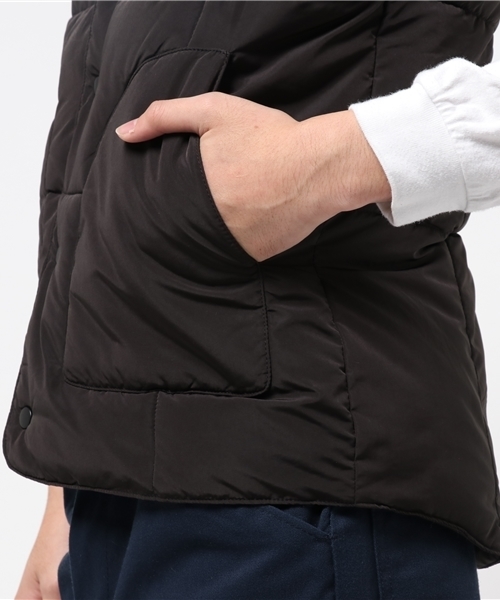 Denime（ドゥニーム）の「中綿ベスト（ダウンベスト・メンズ・カーキ/ブラック/ネイビー・LARGE/MEDIUM）」の11枚目の写真