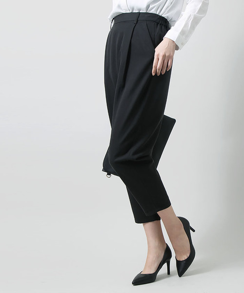 WEGO（ウィゴー）の「WEGO/タックテーパードパンツ（その他パンツ・レディース・インディゴブルー/ベージュ/ブラック/サックスブルー/ピンク・FREE）」の15枚目の写真