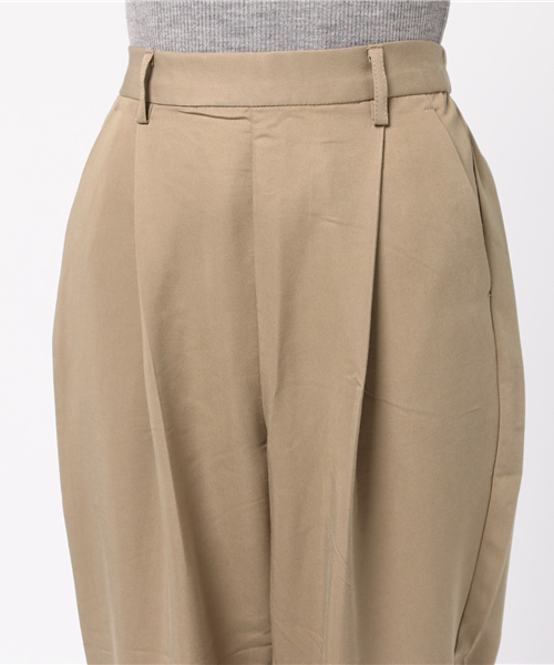 WEGO（ウィゴー）の「WEGO/タックテーパードパンツ（その他パンツ・レディース・インディゴブルー/ベージュ/ブラック/サックスブルー/ピンク・FREE）」の9枚目の写真