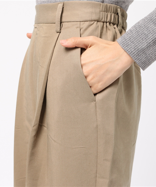 WEGO（ウィゴー）の「WEGO/タックテーパードパンツ（その他パンツ・レディース・インディゴブルー/ベージュ/ブラック/サックスブルー/ピンク・FREE）」の11枚目の写真