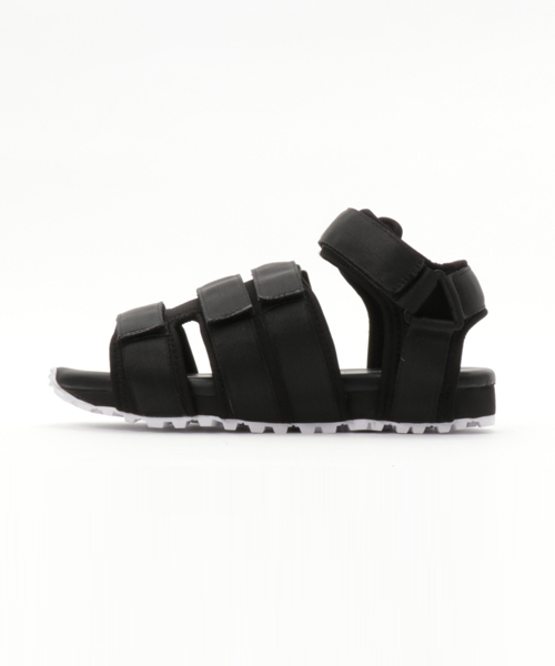 WHITE MOUNTAINEERING（ホワイトマウンテニアリング）の「【White Mountaineering】VIBRAM SOLE TEPED SANDAL（サンダル・レディース・ブラック・24/25）」の2枚目の写真