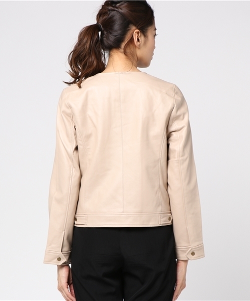 マスターバニー　ライダースジャケット　ノーカラー Honeys（ハニーズ）の「ノーカラーライダースジャケット（ライダース