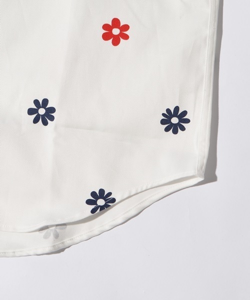 SHIPS JET BLUE（シップスジェットブルー）の「SHIPS JET BLUE: フラワープリント 7スリーブシャツ◇（シャツ/ブラウス・メンズ・ホワイト/ホワイト系その他/ブルー/ブルー系その他/ネイビー・MEDIUM/SMALL/LARGE/X-LARGE）」の13枚目の写真