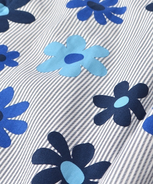 SHIPS JET BLUE（シップスジェットブルー）の「SHIPS JET BLUE: フラワープリント 7スリーブシャツ◇（シャツ/ブラウス・メンズ・ホワイト/ホワイト系その他/ブルー/ブルー系その他/ネイビー・MEDIUM/SMALL/LARGE/X-LARGE）」の16枚目の写真